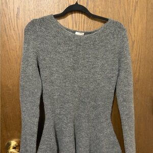 H&M Charcoal Women's Crew Neck Sweater